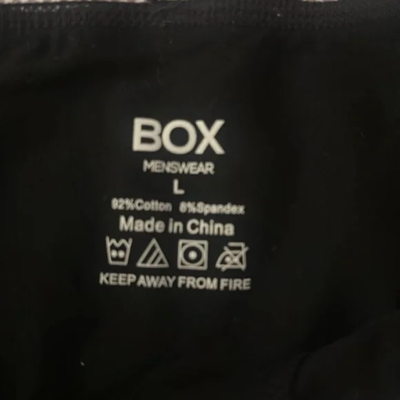Box Men’s Brief, Black, Lg - Picture 3 of 4